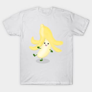 Cute kawaii dancing banana cartoon T-Shirt